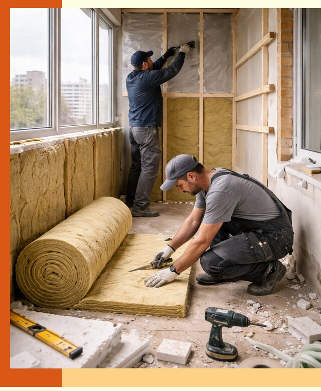 Утепление балкона под ключ в Барнауле качественно и быстро